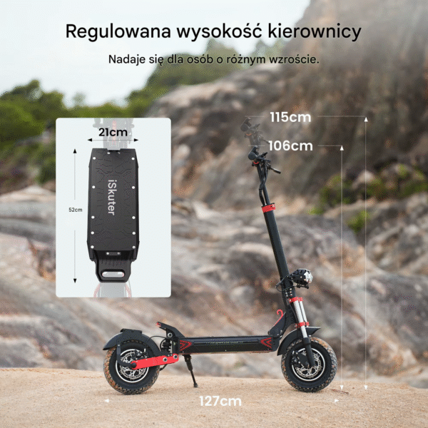 translated_image_pl (60) Hulajnoga Elektryczna iScooter iX8 – 2400W, 60 km/h