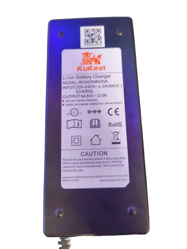 Bez nazwy (4) Oryginalna Ładowarka KuKirin G2 54.6V 2.0A
