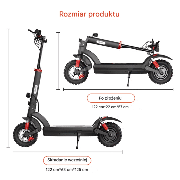Hulajnoga elektryczna iScooter iX6 NFC 1000W
